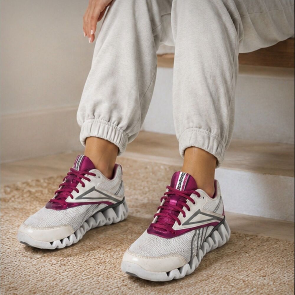 Reebok 3D Ultralite FLU 510 Women’s Sneakers White Magenta Size 8